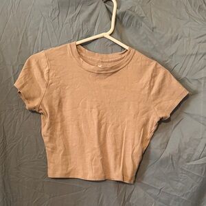 Hollister Tan Crop Top